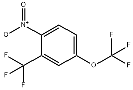 1-NITRO-4-TRIFLUOROMETHOXY-2-TRIFLUOROMETHYL-BENZENE Structure