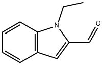 1-ETHYL-1H-INDOLE-2-CARBALDEHYDE 化学構造式