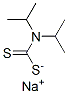 Carbamodithioic acid, bis(1-methylethyl)-, sodium salt Structure