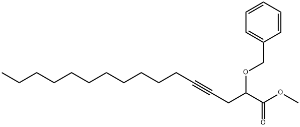 2-(Benzyloxy)-4-hexadecynoic acid methyl ester,40924-21-8,结构式