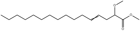 2-メトキシ-4-ヘキサデセン酸メチル 化学構造式