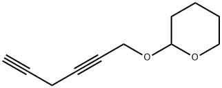 2-(2,5-Hexadiynyloxy)tetrahydro-2H-pyran Struktur