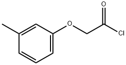 (3-methylphenoxy)acetyl chloride Structure