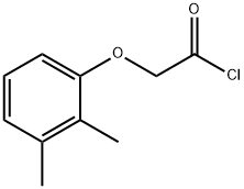 2-(2,3-二甲基苯氧基)乙酰氯化物 结构式