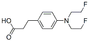 3-[4-(bis(2-fluoroethyl)amino)phenyl]propanoic acid Structure