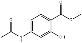 对乙酰氨基水杨酸甲酯,4093-28-1,结构式