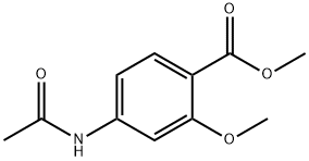 Methyl 4-acetamido-2-methoxybenzoate Struktur