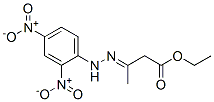 ethyl (3E)-3-[(2,4-dinitrophenyl)hydrazinylidene]butanoate Structure