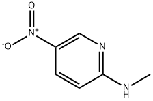 N-メチル-5-ニトロピリジン-2-アミン 化学構造式