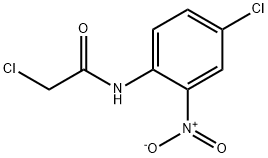 2-Chloro-N-(4-chloro-2-nitro-phenyl)-acetamide Struktur