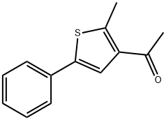 3-乙酰-2-甲基-5-苯基噻吩,40932-63-6,结构式