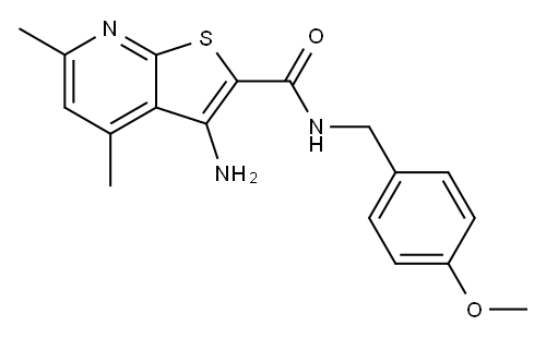 3-Amino-N-(4-methoxybenzyl)-4,6-dimethylthieno[2,3-b]pyridinecarboxamide price.