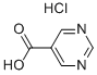 5-PYRIMIDINECARBOXYLIC ACID MONOHYDROCHLORIDE Structure