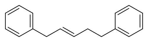 1,5-Diphenyl-2-pentene Struktur