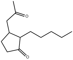 3-アセトニル-2-ペンチルシクロペンタノン 化学構造式