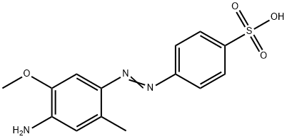 4-[(4-Amino-5-methoxy-2-methylphenyl)azo]benzenesulfonic acid Struktur