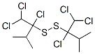 Isopropyl(1,2,2-trichloroethyl) persulfide Structure