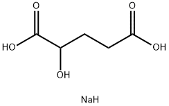 2-hydroxypentanedioic acid Struktur
