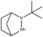 2,3-Diazabicyclo[2.2.1]heptane,  2-(1,1-dimethylethyl)- 化学構造式