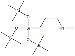n-methylaminopropyltris(trimethylsiloxy)silane Structure