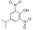 2,6-ジニトロ-4-イソプロピルフェノール 化学構造式