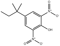 4-叔戊基-2,6-二硝基苯酚,4097-50-1,结构式
