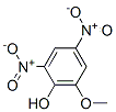 6-Methoxy-2,4-dinitrophenol, 4097-63-6, 结构式
