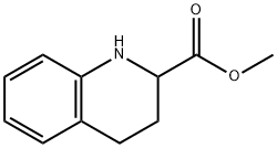 1,2,3,4-TETRAHYDRO-QUINOLINE-2-CARBOXYLIC ACID METHYL ESTER
 Structure