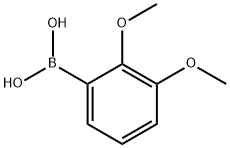 2,3-ジメトキシフェニルボロン酸 化学構造式