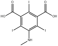 2,4,6-Triiodo-5-(methylamino)-isophthalic acid Structure