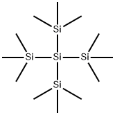 TETRAKIS(TRIMETHYLSILYL)SILANE Struktur