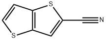 チエノ[3,2-b]チオフェン-2-カルボニトリル 化学構造式