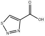 1,2,3-噻重氮-4-羧酸 结构式
