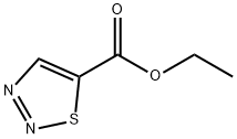 ethyl 1,2,3-thiadiazole-5-carboxylate Struktur