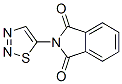 N-(1,2,3-Thiadiazol-5-yl)phthalimide,4100-40-7,结构式