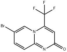 7-bromo-4-trifluoromethyl-pyrido[1,2-a]pyrimidin-2-one Structure