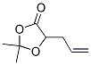 1,3-Dioxolan-4-one,  2,2-dimethyl-5-(2-propenyl)-  (9CI) Structure