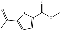 5-乙酰基-噻吩-2-羧酸甲酯, 4101-81-9, 结构式