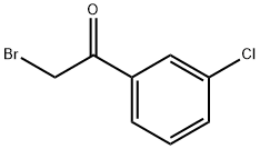 3-CHLOROPHENACYL BROMIDE Structure