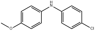 (4-CHLORO-PHENYL)-(4-METHOXY-PHENYL)-AMINE 结构式