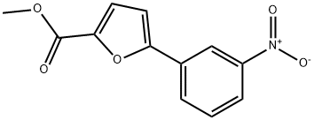 5-(3-NITROPHENYL)FURAN-2-CARBOXYLIC ACID METHYL ESTER 结构式