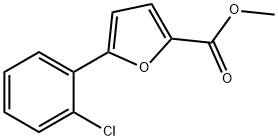 5-(2-CHLOROPHENYL)FURAN-2-CARBOXYLIC ACID METHYL ESTER Structure