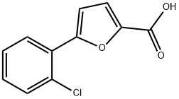 5-(2-クロロフェニル)-2-フロ酸 化学構造式