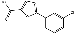 5-(3-CHLORO-PHENYL)-FURAN-2-CARBOXYLIC ACID,41019-44-7,结构式
