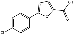 5-(4-氯苯基)-2-呋喃甲酸, 41019-45-8, 结构式