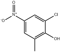 6-chloro-4-nitro-o-cresol Struktur