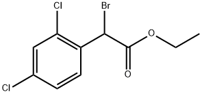 A-BROMO-2,4-DICHLOROBENZENEACETIC ACID ETHYL ESTER Struktur