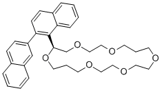 (S)-2,2'-BINAPHTHYL-20-CROWN-6 Structure