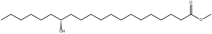 [R,(+)]-14-ヒドロキシイコサン酸メチル 化学構造式