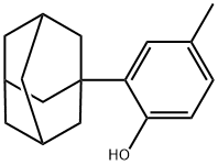 2--(1-金刚烷基)-4-甲基-苯酚,41031-50-9,结构式